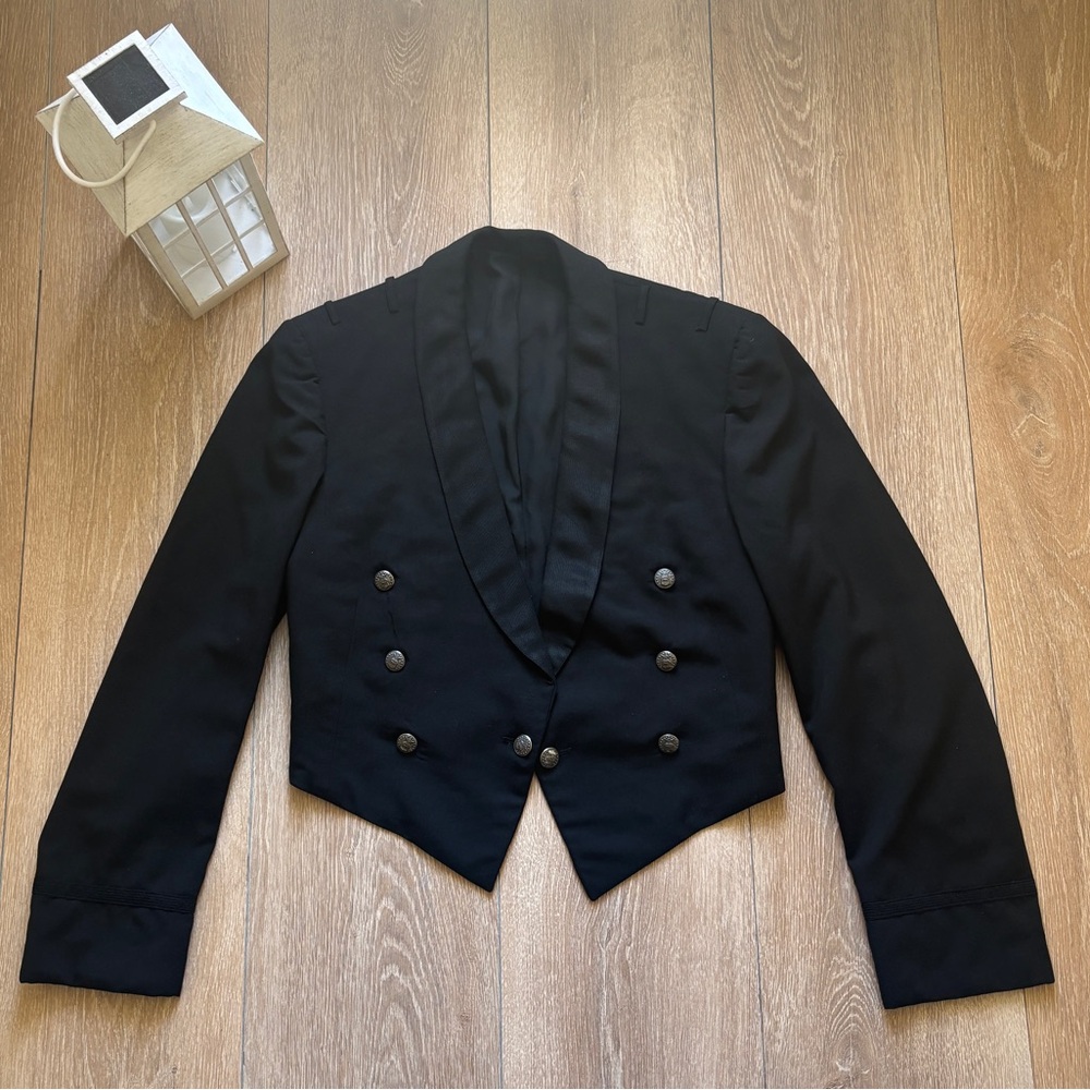 Black Military style Blazer